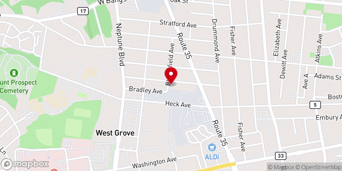 Map showing location of Neptune Bibleway Apostalic Church