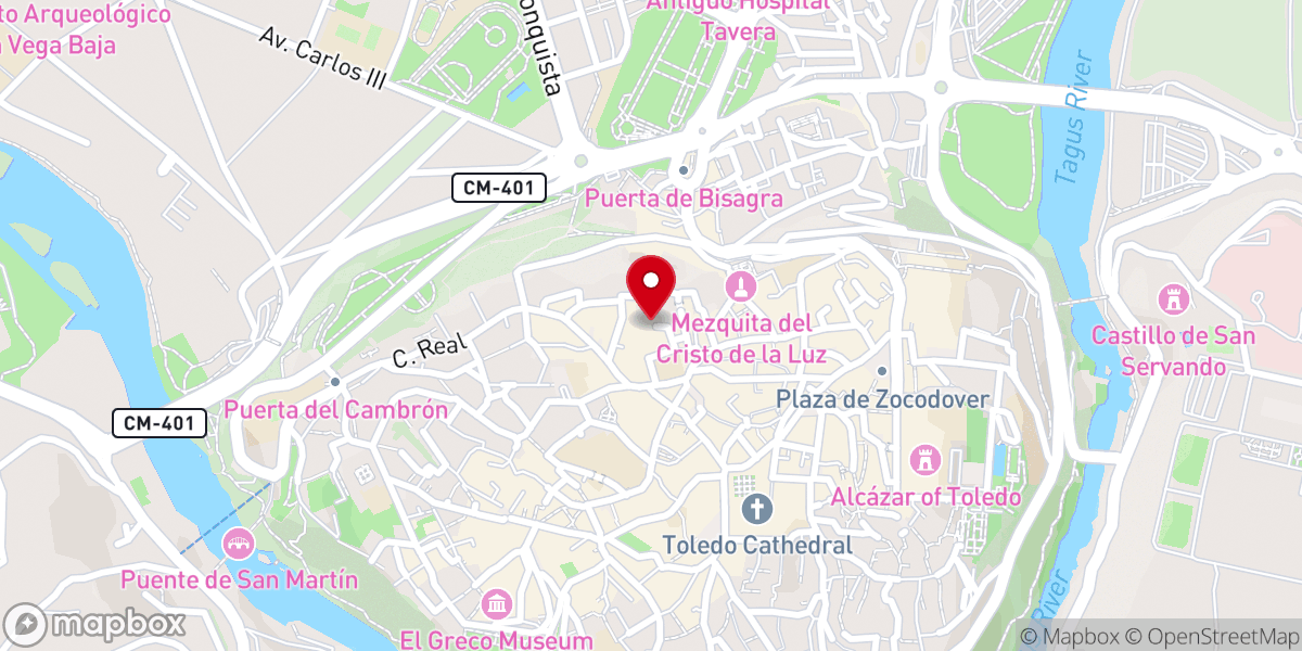 Map showing location of Convento de Santa Clara La Real (Clarisas)