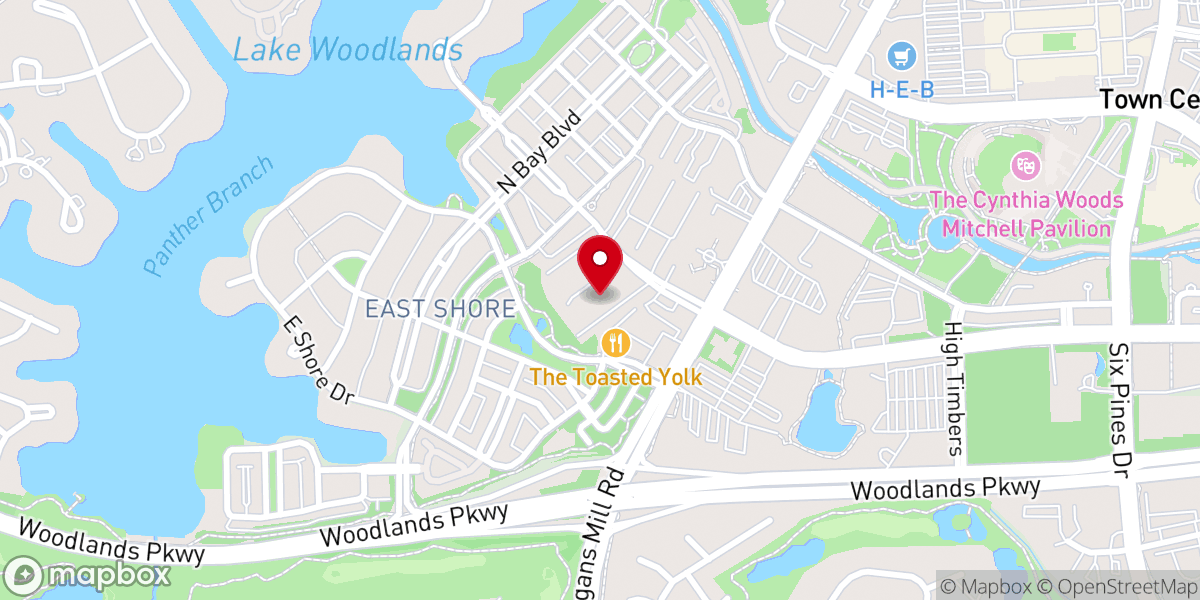Map showing location of Vibrant Church