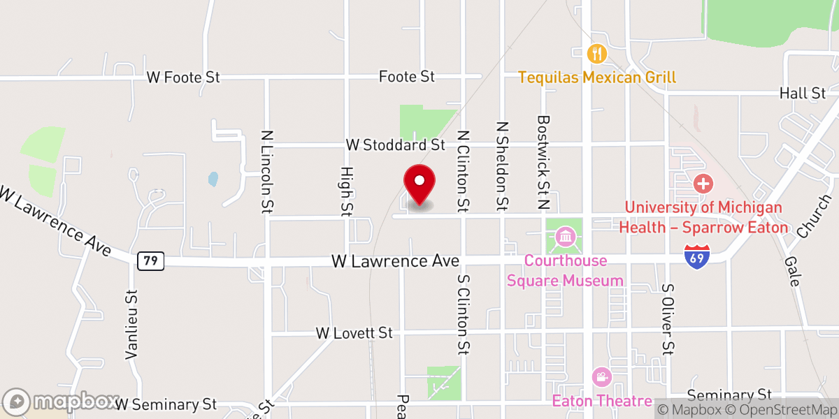 Map showing location of New Hope Community Church
