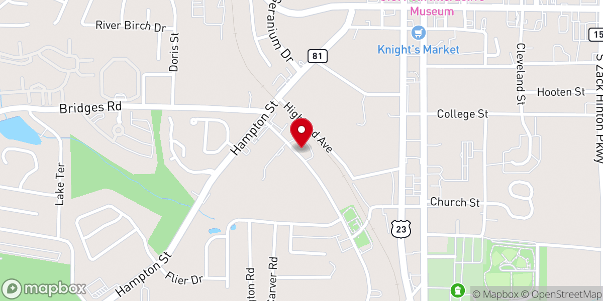 Map showing location of Highway to Heaven Ministry Inc