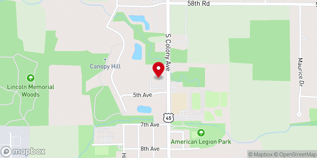 Map showing location of St. Robert Bellarmine Catholic Church