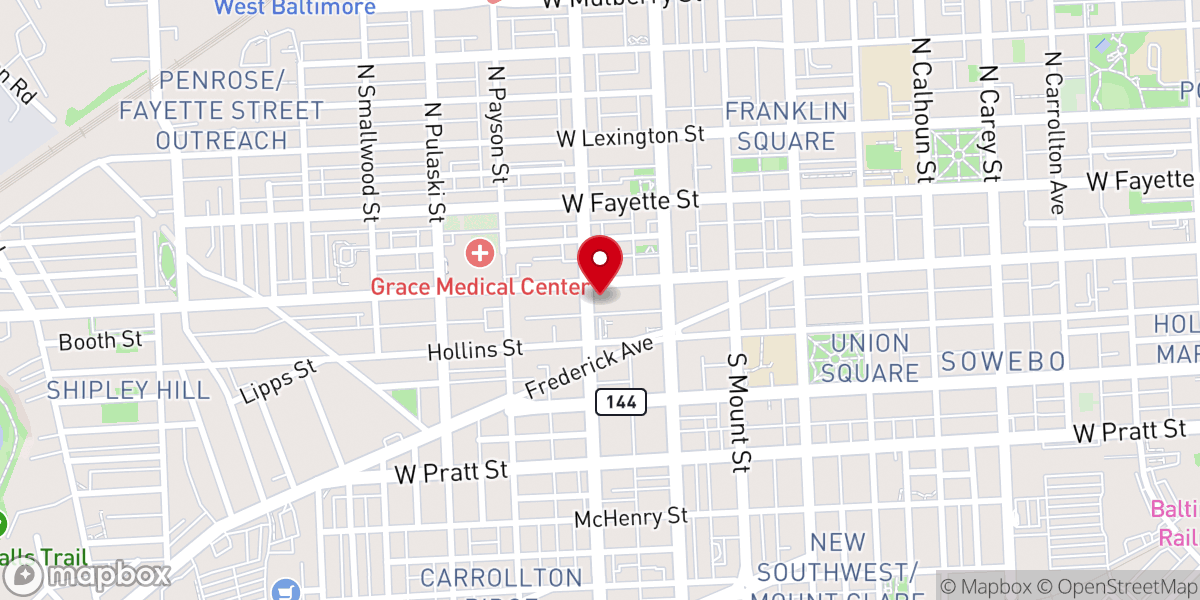 Map showing location of New Carmel star Baptist Church