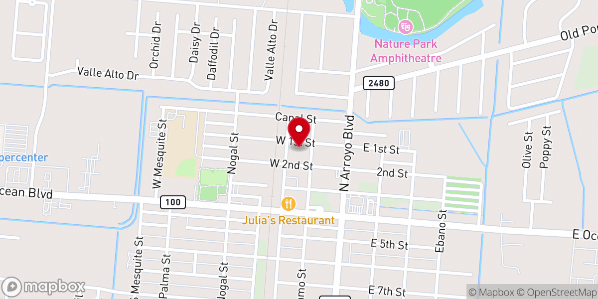 Map showing location of Iglesia Christiana Ebenezer