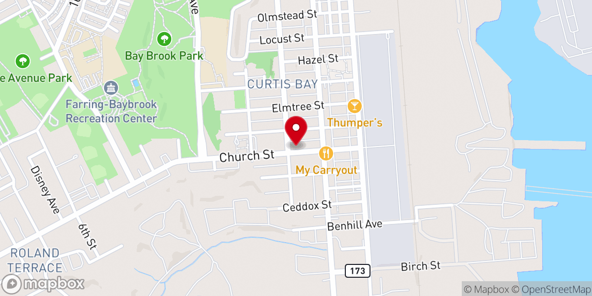 Map showing location of St Peter & Paul's Ukranian Church