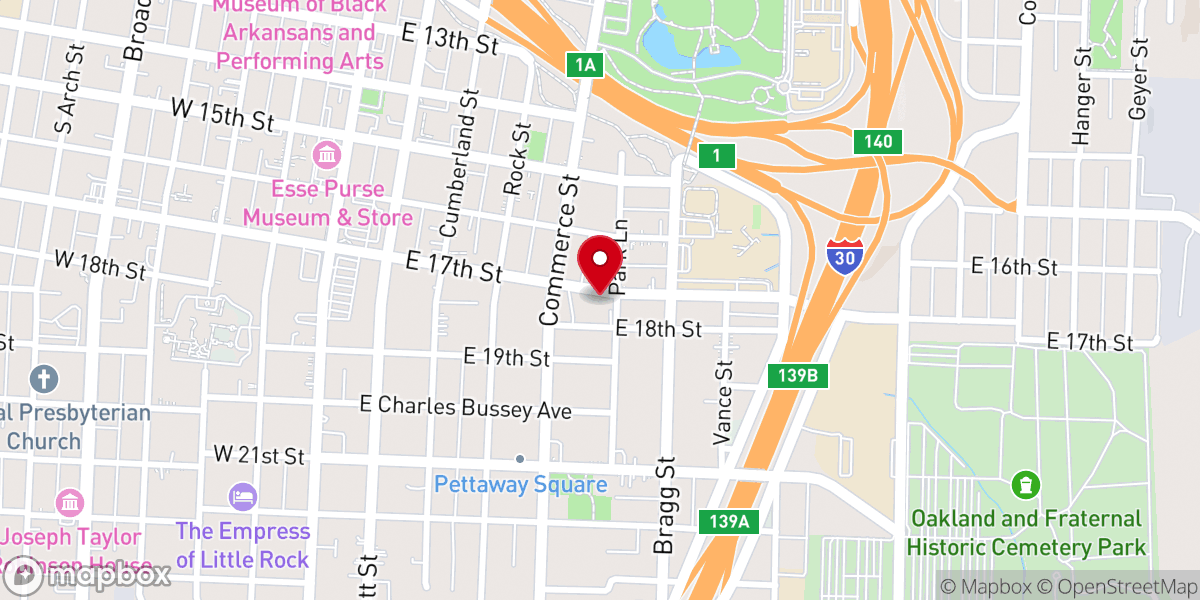 Map showing location of Universal Life Church