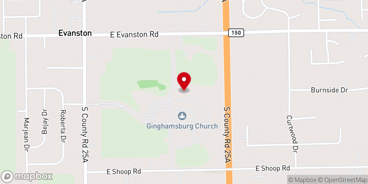 Map showing location of The Avenue