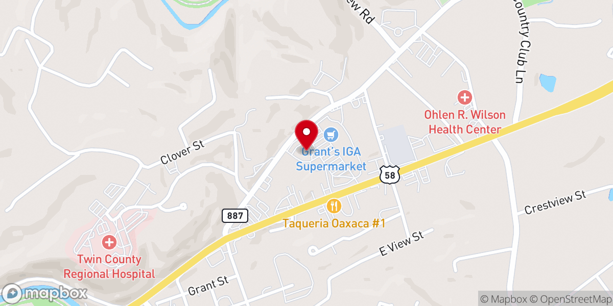 Map showing location of Endless Possibilities Church