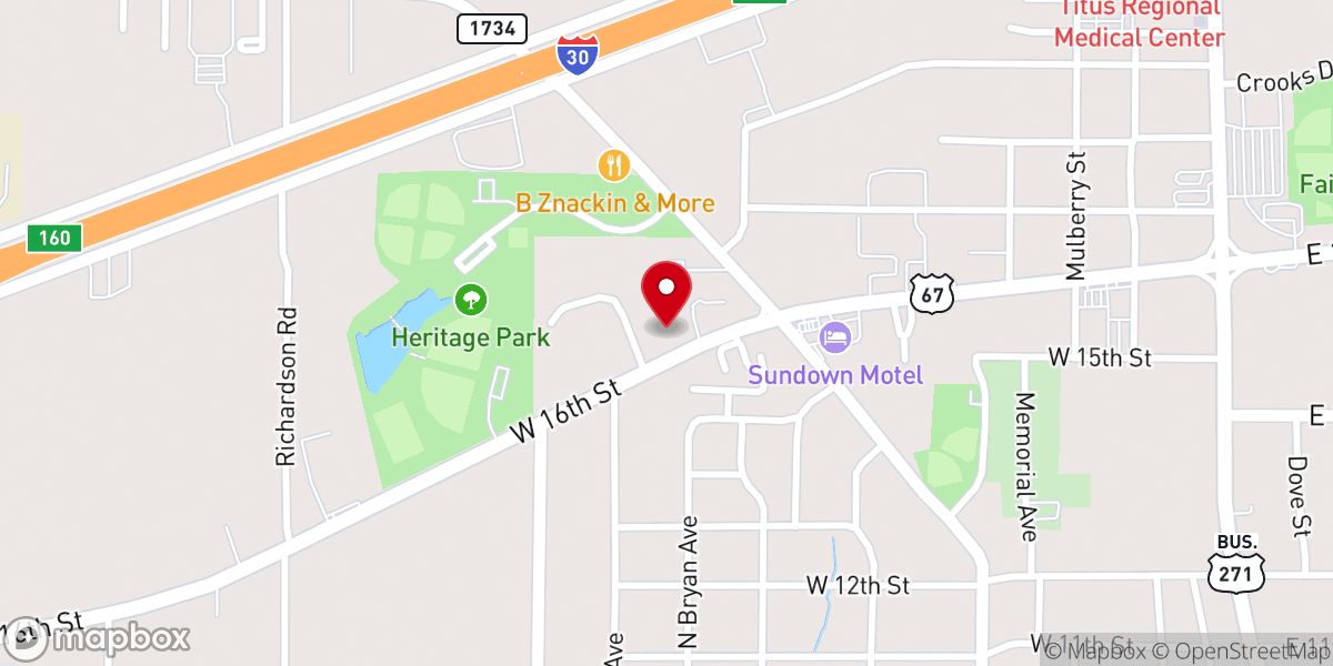 Map showing location of Mt Pleasant Baptist Church