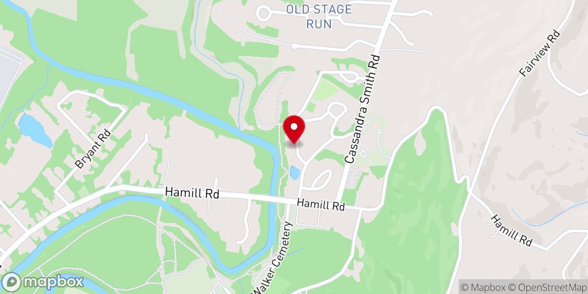 Map showing location of Bethel Bible Village