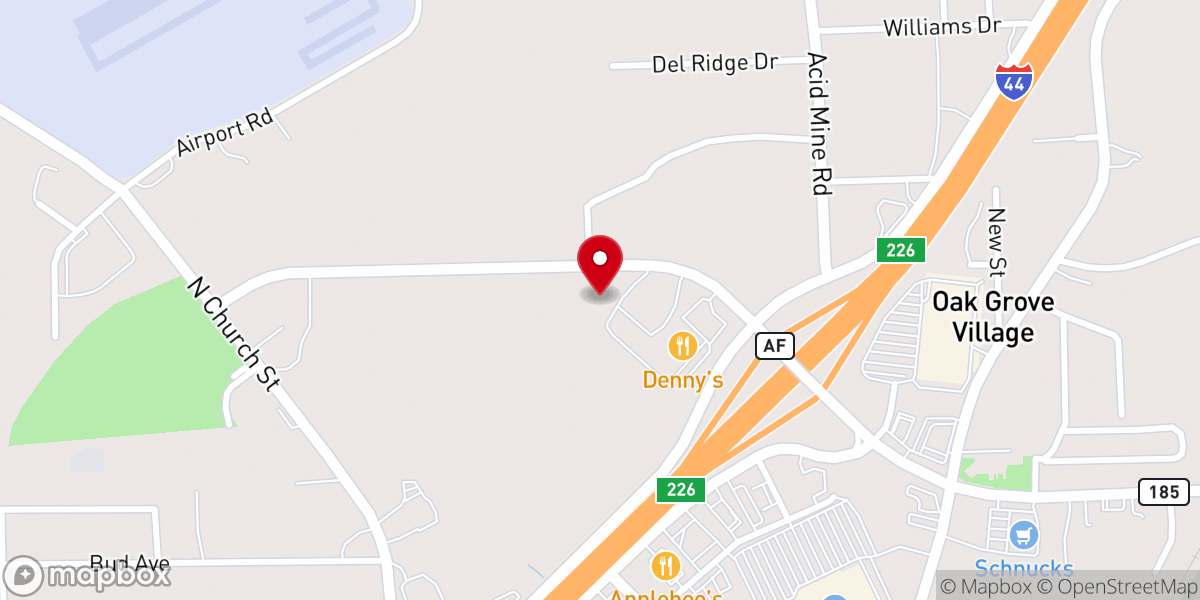 Map showing location of Boss Truck Shop
