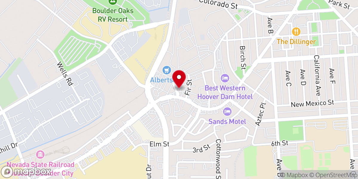Map showing location of Calvary Chapel Boulder Cty