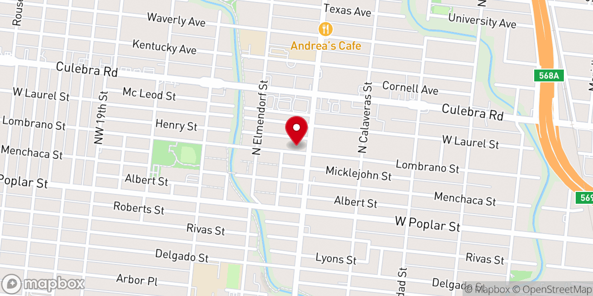 Map showing location of Harpers Chapel Ministries