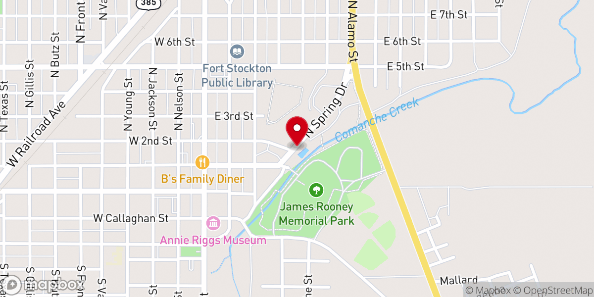 Map showing location of St. Stephen's Episcopal Church