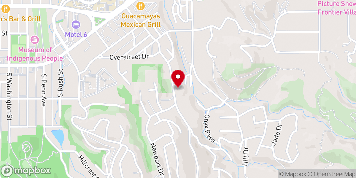 Map showing location of Church on the Street Revival Ministries Prescott