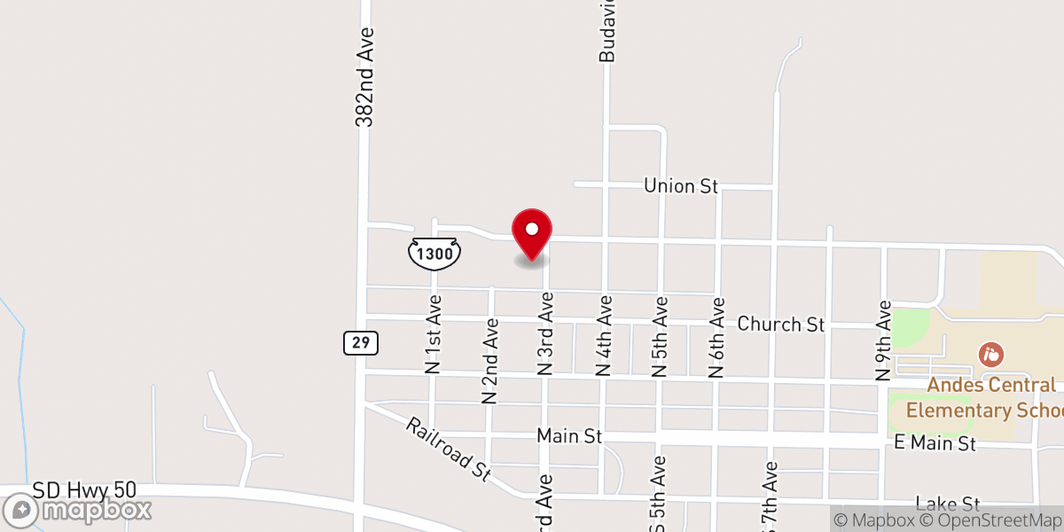 Map showing location of St Mark's Catholic Church