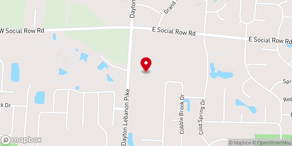 Map showing location of Centerville Community Church