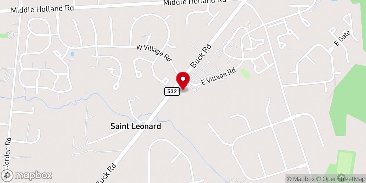 Map showing location of Trinity Reformed UCC