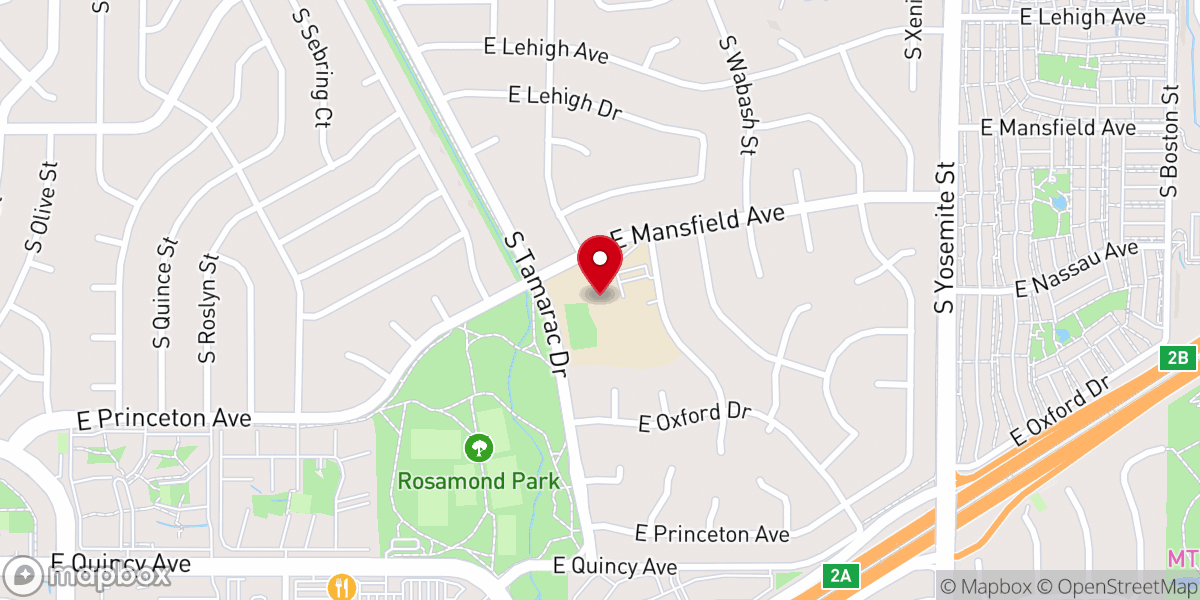 Map showing location of Cornerstone Chapel
