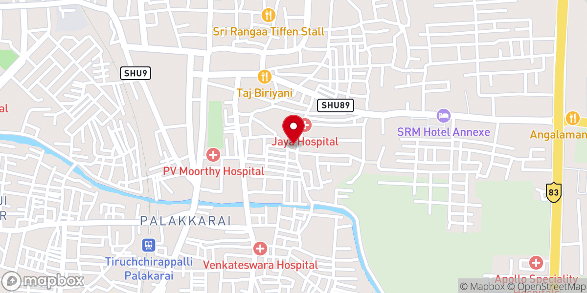 Map showing location of St. Xavier's Church புனித சவேரியார் கோவில்
