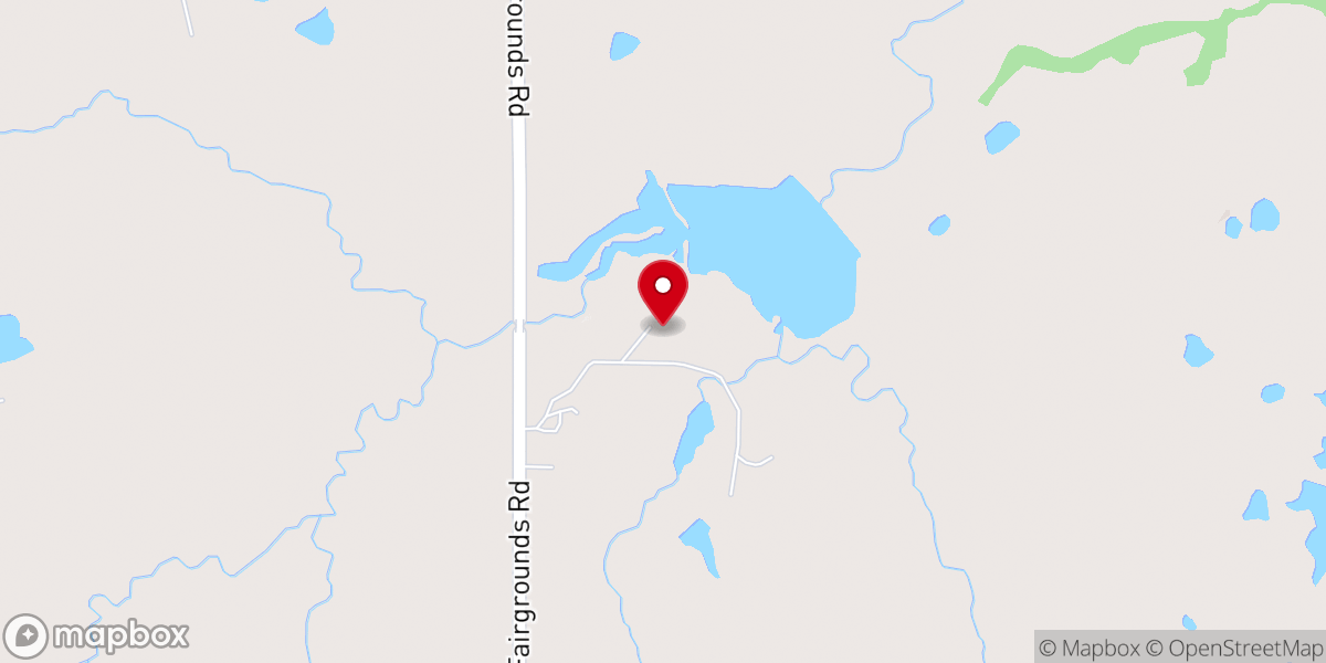 Map showing location of Our Lady of Grace Catholic Retreat Center
