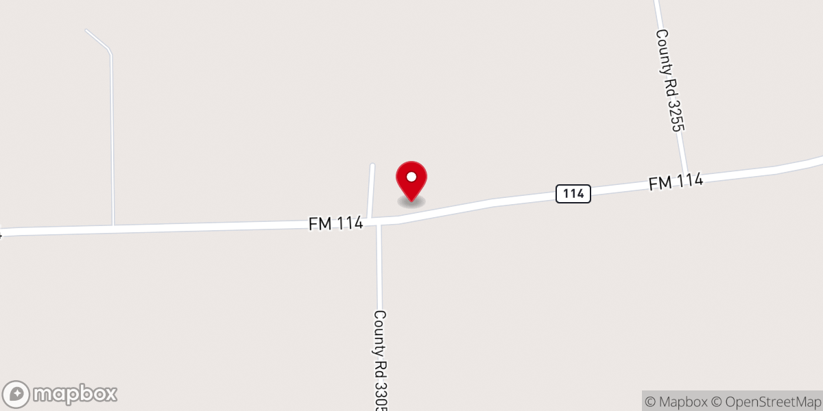 Map showing location of Swanville Church