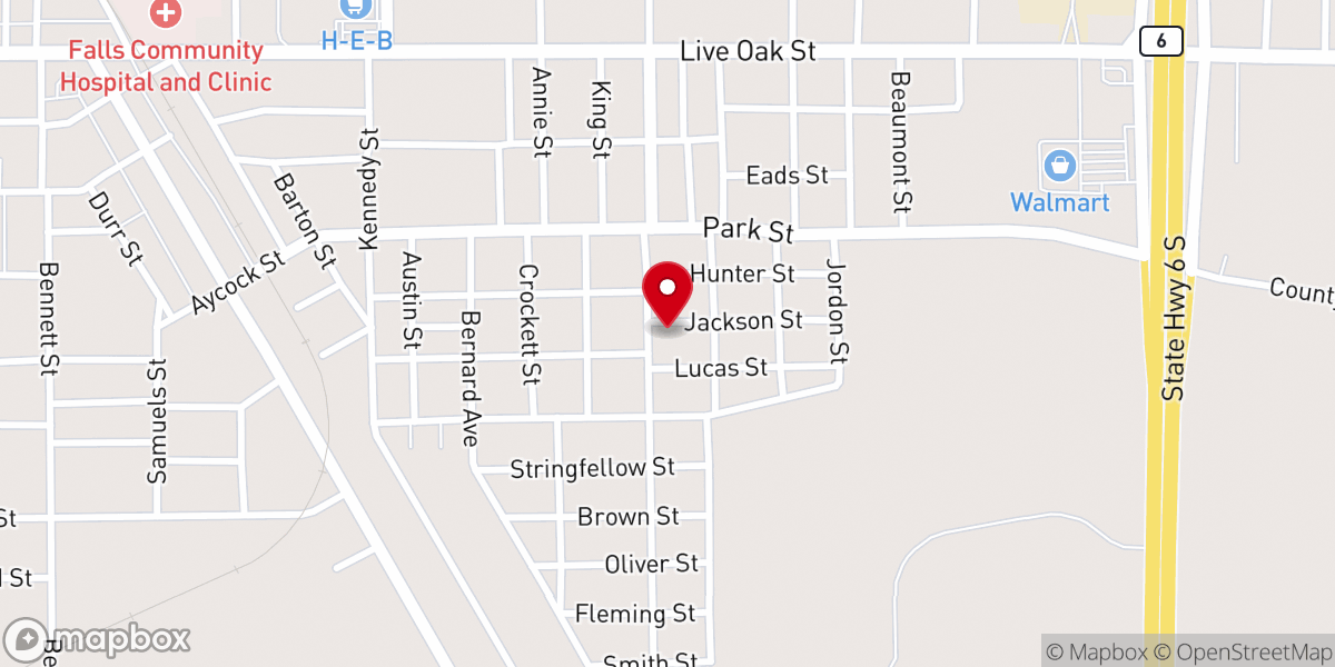 Map showing location of Bible Way Church Family Worship