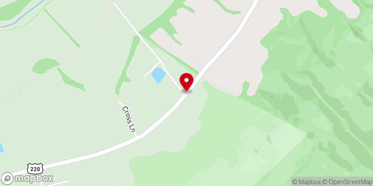 Map showing location of Gordon Chapel United Methodist