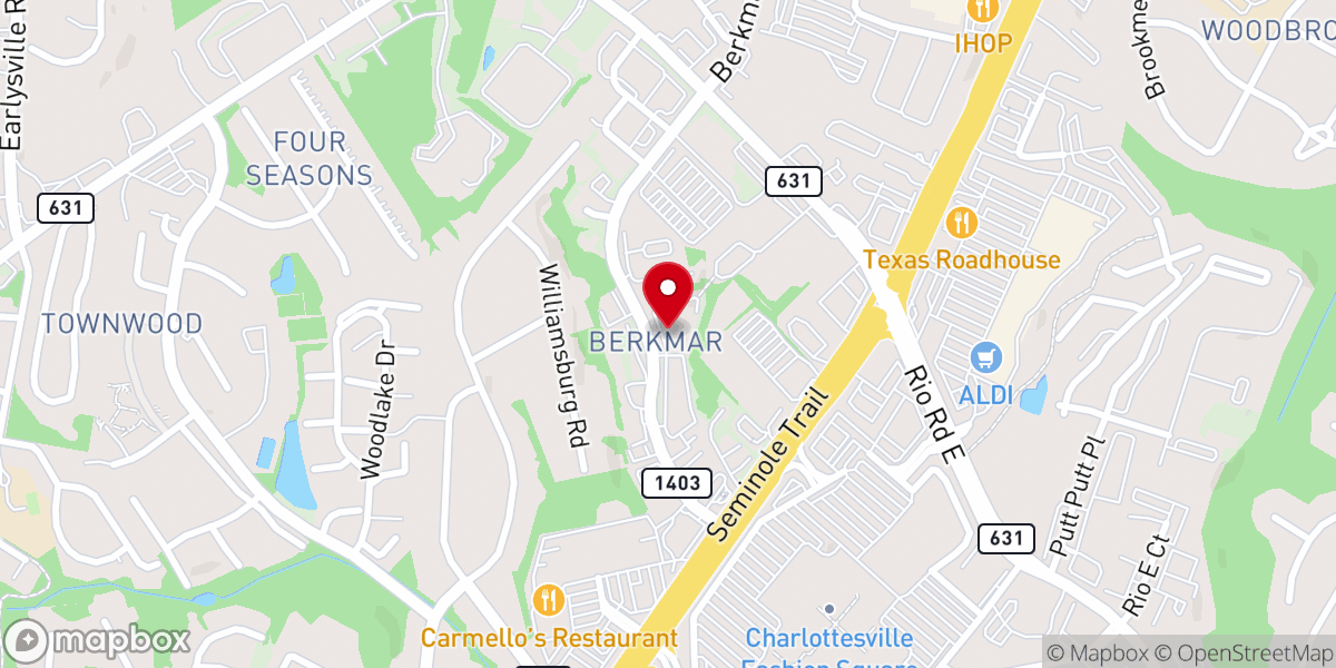 Map showing location of Kings House Cville - Casa del Rey Church
