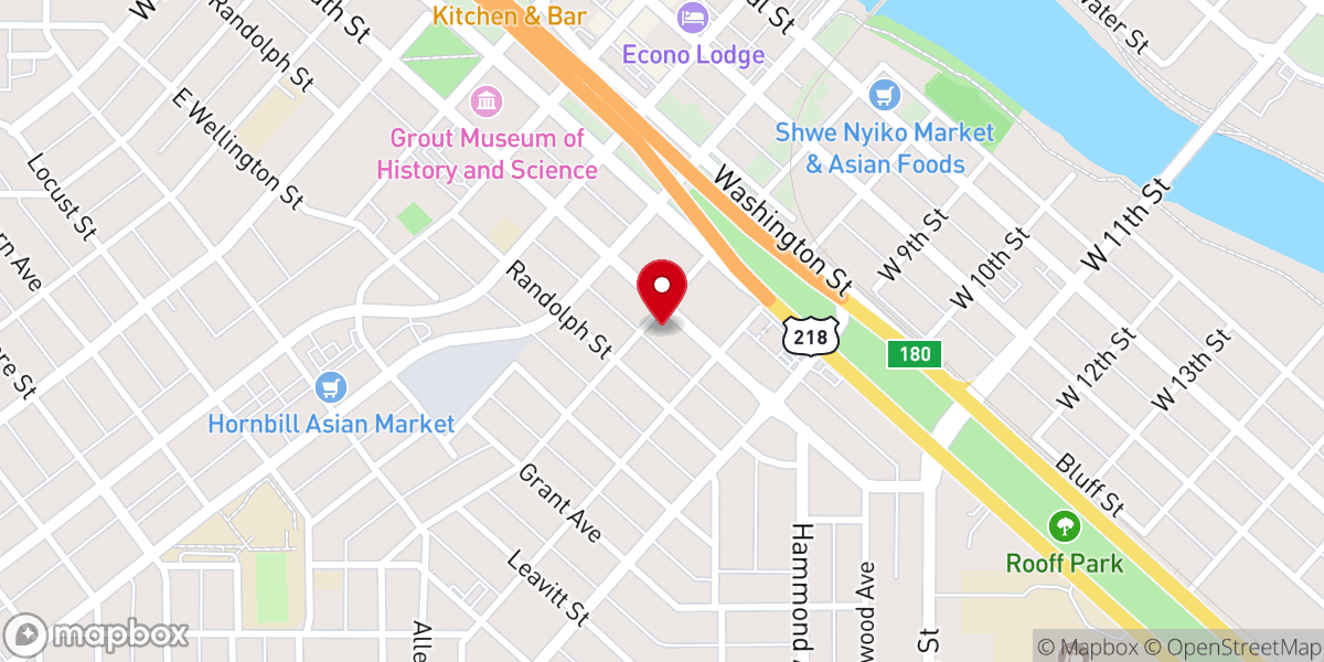 Map showing location of Peters Rock Coptic Temple Inc