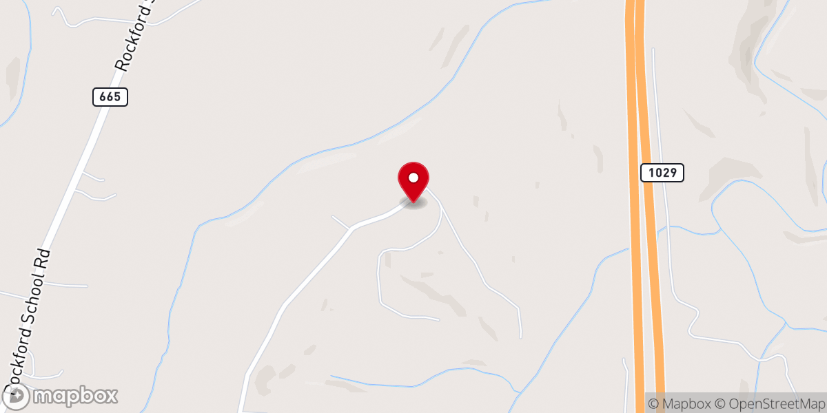 Map showing location of Hundley Church