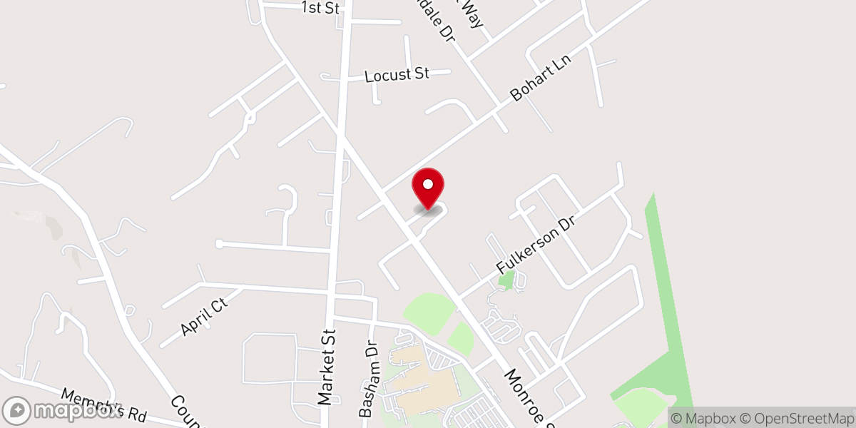 Map showing location of D.I.A.P.E.R.Community Presbyterian Church