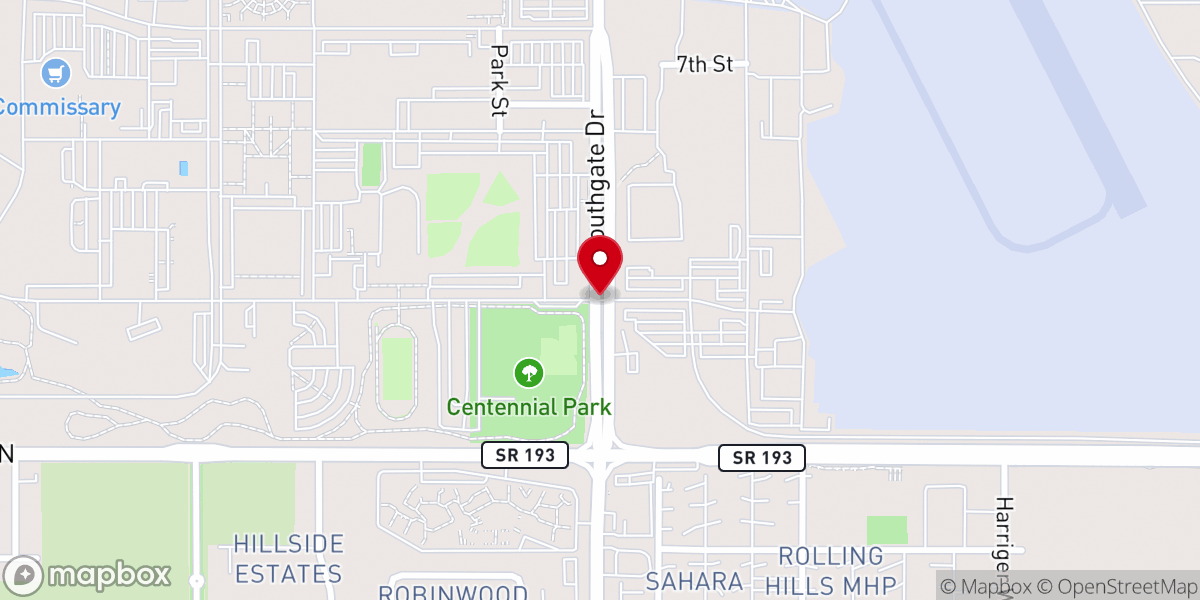 Map showing location of Hill AFB