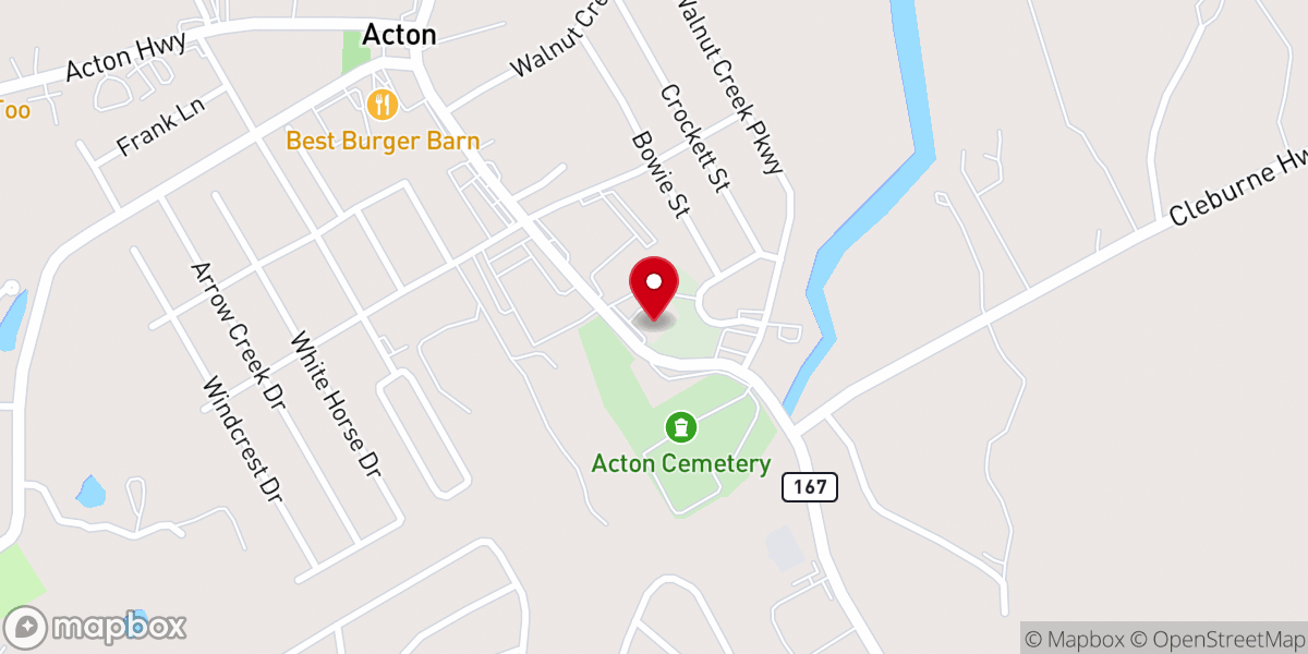Map showing location of Good Shepherd Anglican Church