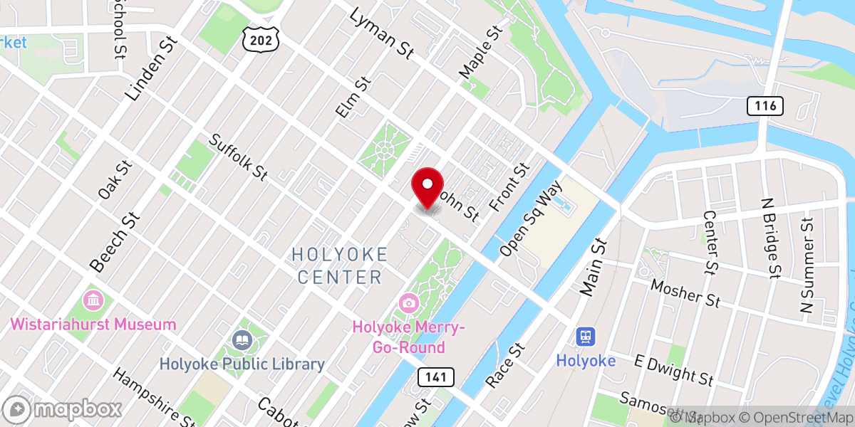 Map showing location of True Deliverance Church of God in Christ