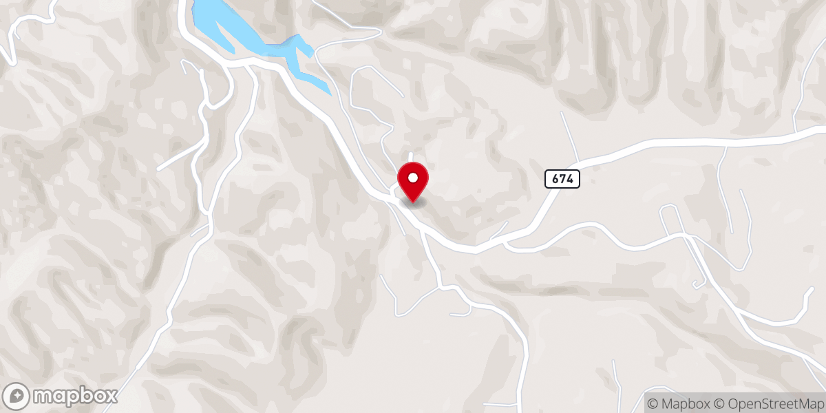 Map showing location of Denton Valley Church