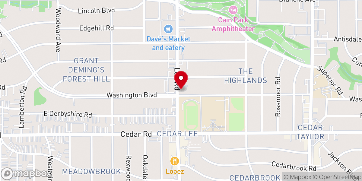 Map showing location of Christ International Ministries