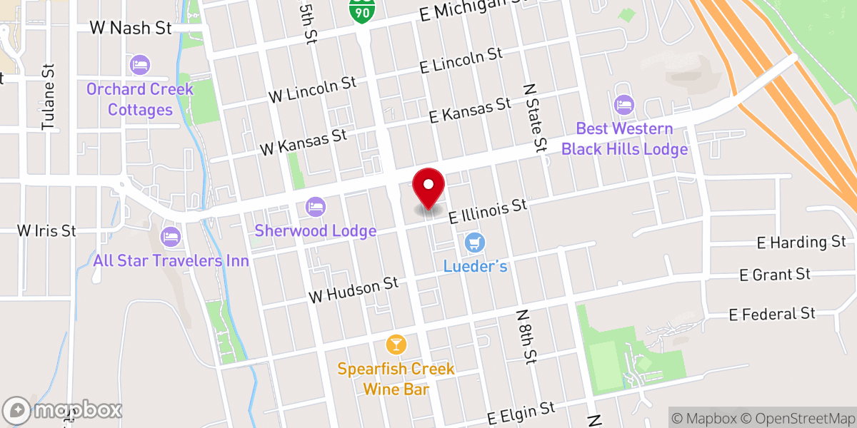 Map showing location of Three Rivers Nations House of Prayer