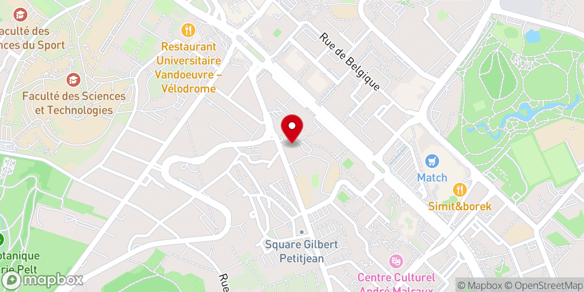 Map showing location of Chapelle de la Vierge des Pauvres