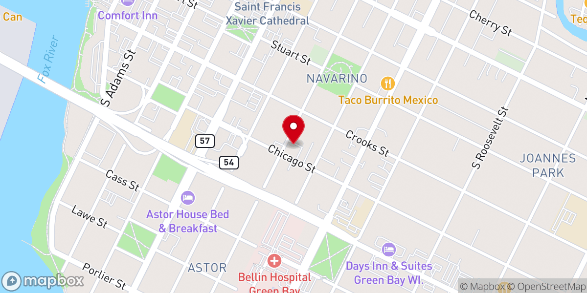 Map showing location of Isaiah 40 Inc
