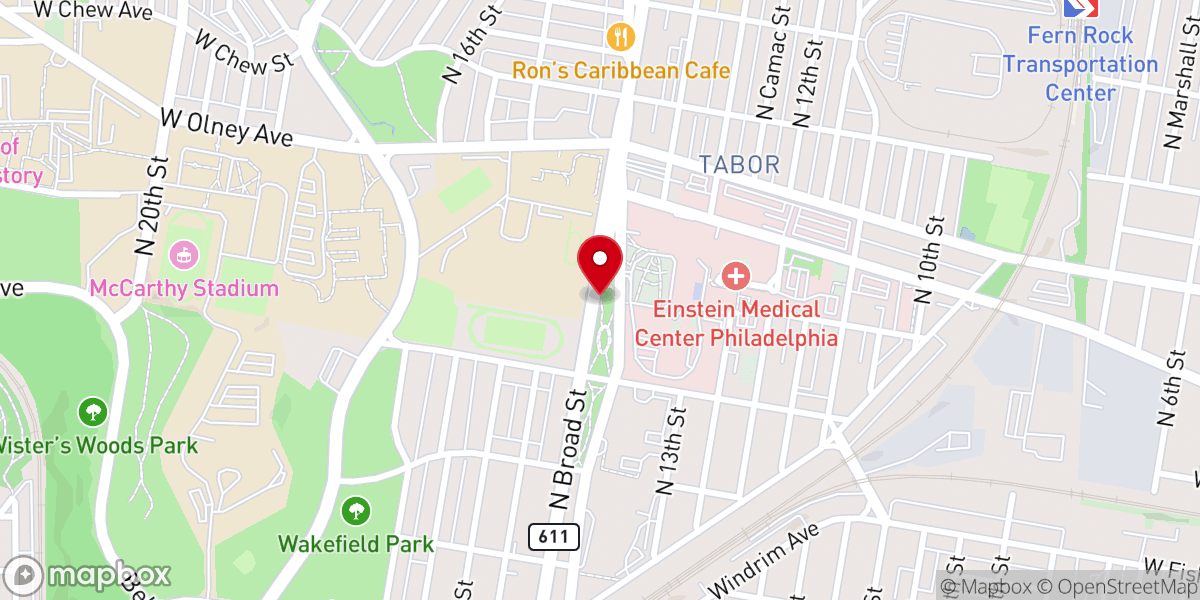 Map showing location of The Afrikan Consultation Heritage Center Inc