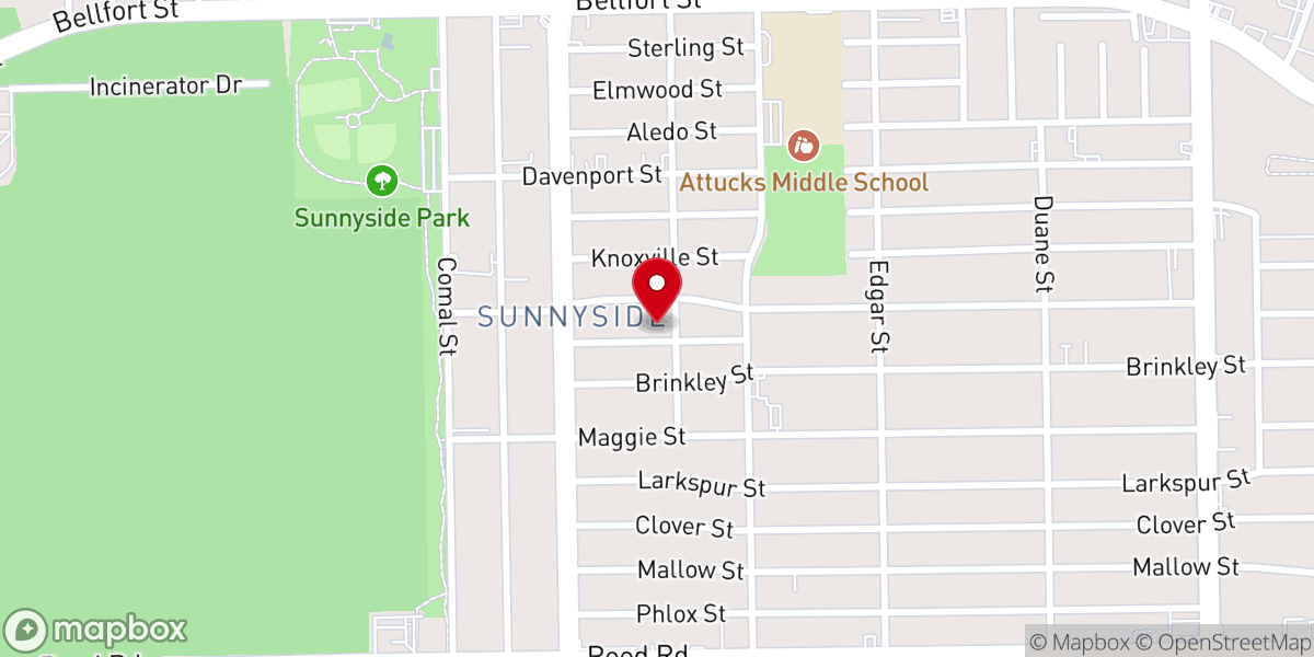 Map showing location of Vision Church Houston Campus