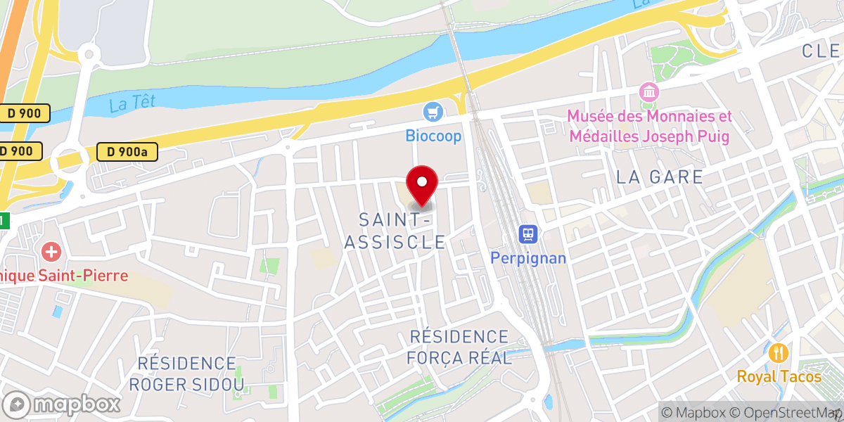 Map showing location of Rossini Jean