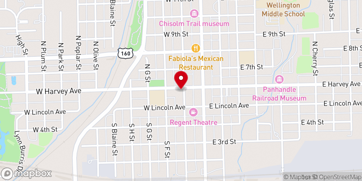 Map showing location of Wee Too Preschool