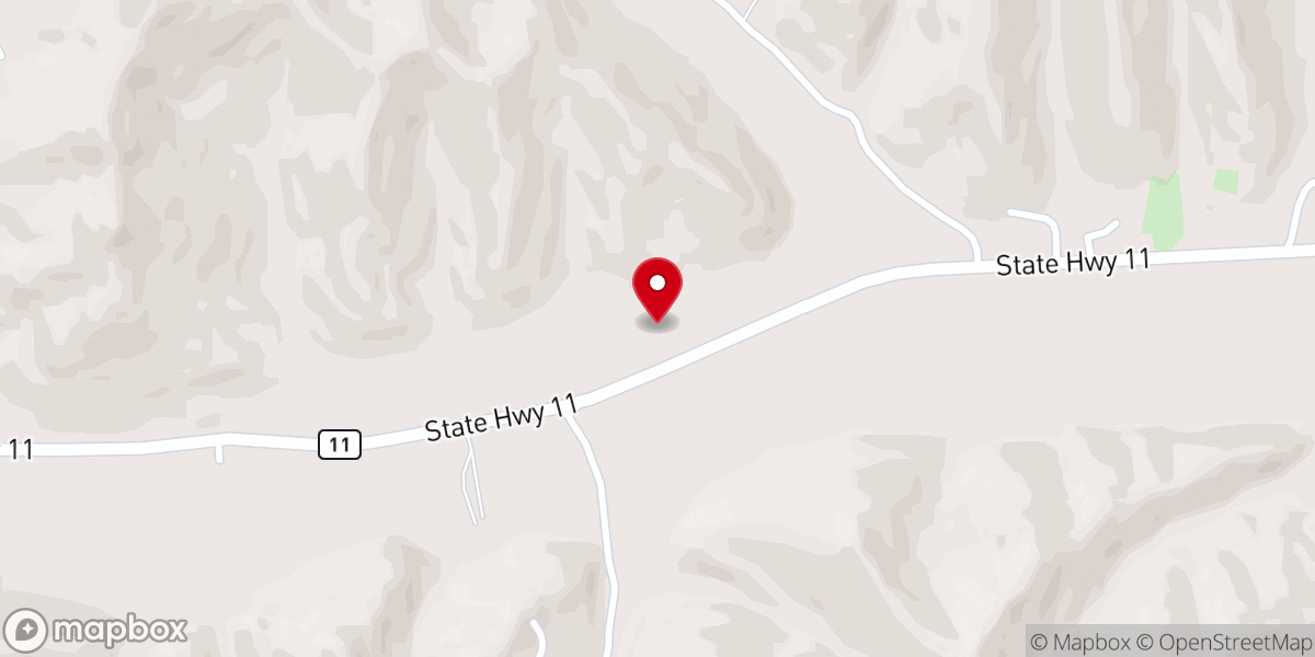 Map showing location of Church of God Worship Center