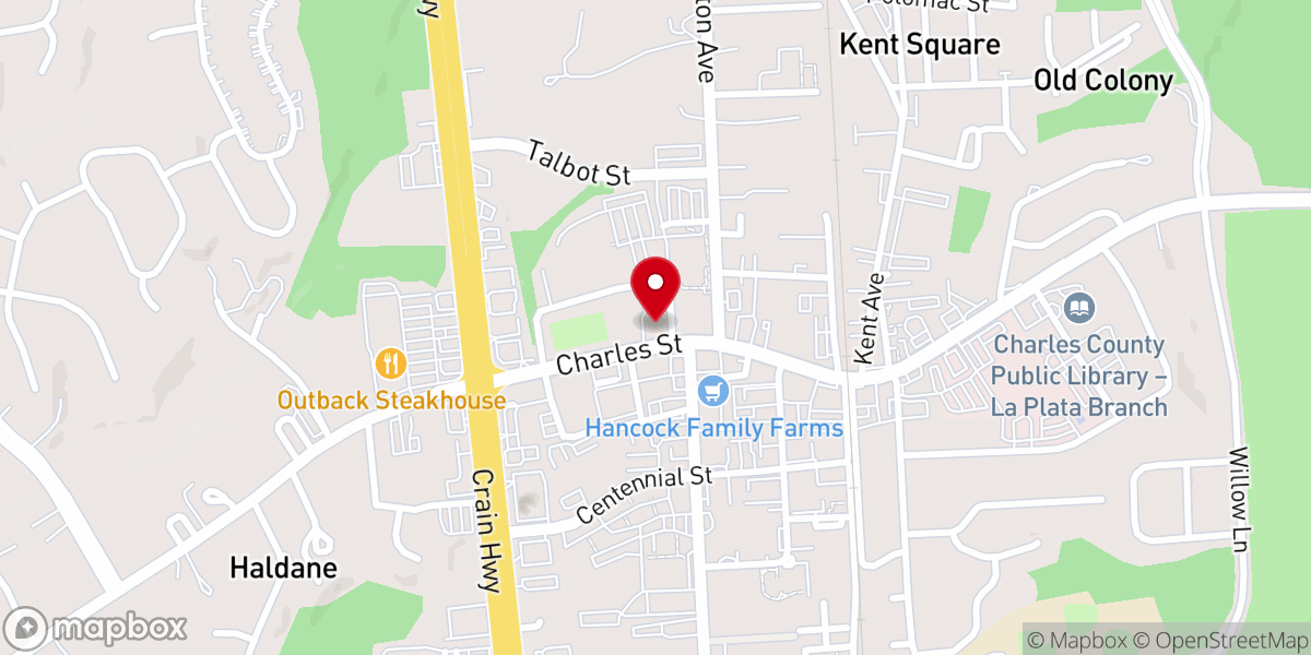 Map showing location of Christ Church