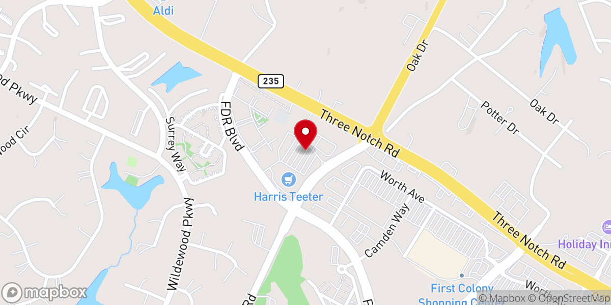 Map showing location of St Mary's Market Place