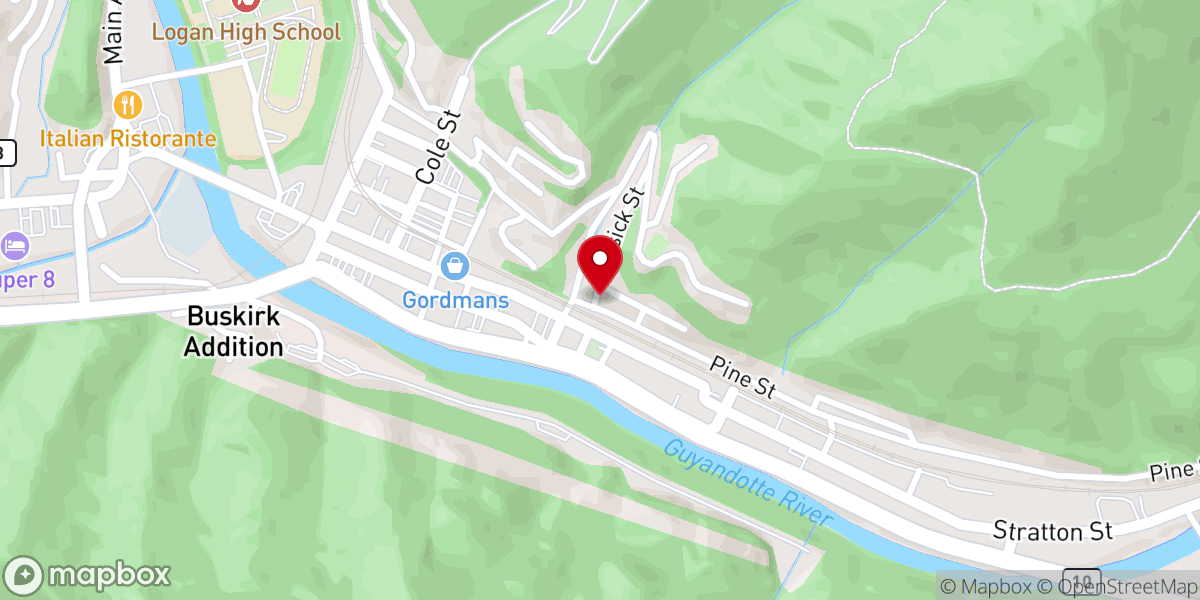 Map showing location of Faith Independent Baptist Church