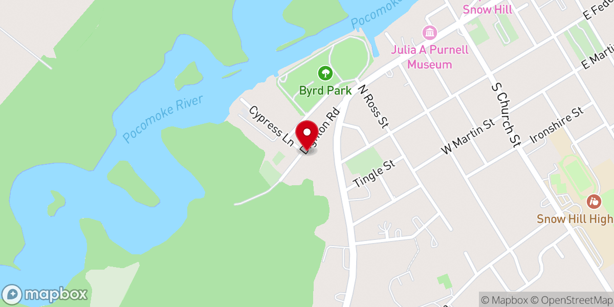 Map showing location of St James Holiness Church