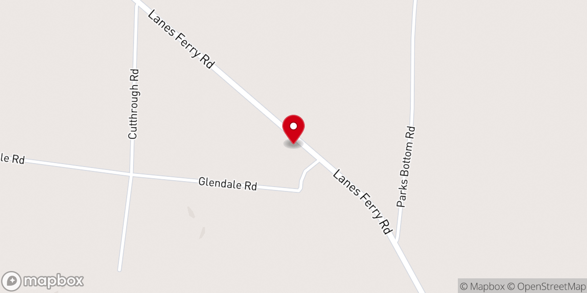 Map showing location of Glendale Church of Christ